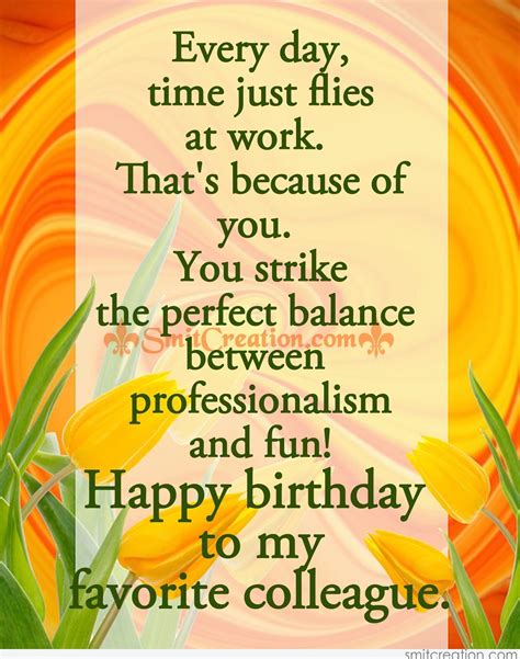 Birthday Wishes For Colleague Pictures And Graphics