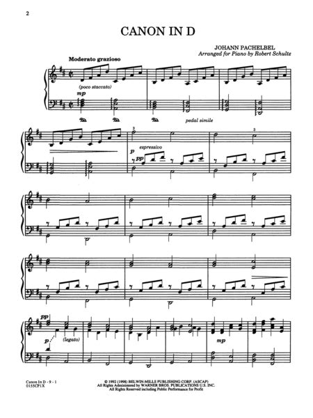 The title theme of the epoch movie series, arranged for the early advanced level pianist, captures the depth and drama of the orchestral score with full chords, sweeping. Canon In D Sheet Music Advanced Free 45 Canon In D Sheet Music by Johann Pachelbel Sheet Music ...