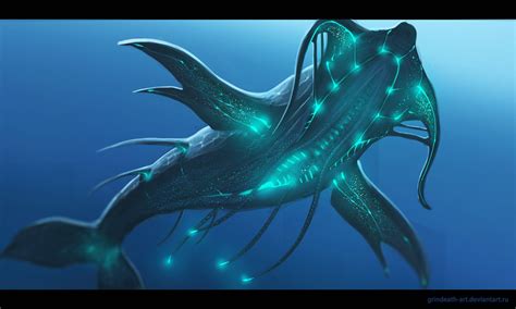 Whale Oleg Bulah Creature Concept Art Alien Creatures Weird Creatures