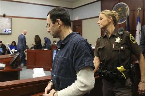 About 300 women and one male athlete have now come forward, which, . Larry Nassar sentenced to 40 to 175 years in prison ...