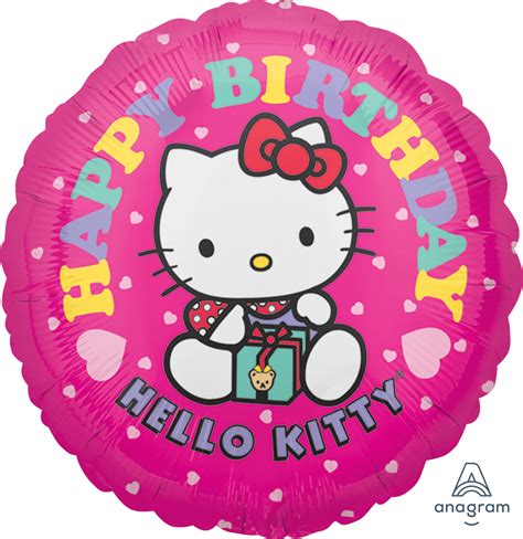 Buy 18 Hello Kitty Birthday Balloons For Only 176 Usd By Anagram