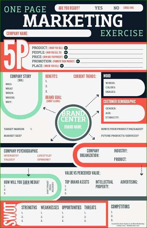 Marketing One Pager Template