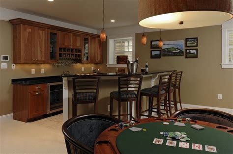 1) there was no space to include a bar on the main floor, and 2) there was a main drain. Setting Up A Basement Bar #2405 | Interior Ideas