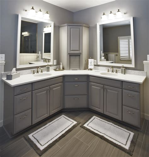 Corner Bathroom Vanity Cabinet With Sink Two Birds Home