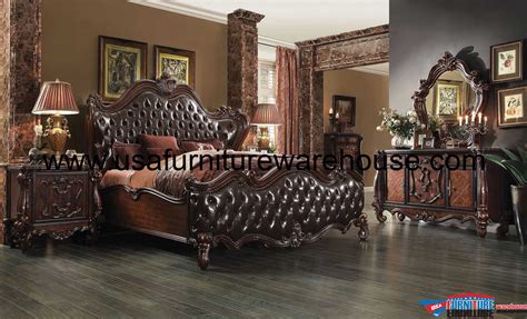 11 949 просмотров 11 тыс. Versailles 2 Tone Dark Brown Bed & Cheery Oak - USA ...