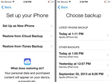 Selectively restore iphone backup from itunes. How to Backup and Restore iPhone from iCloud