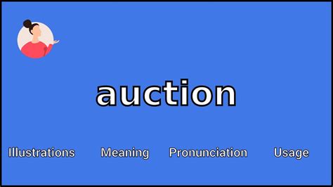 Auction Meaning And Pronunciation Youtube
