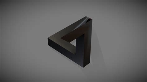 3d Printable Penrose Triangle Download Free 3d Model By Skape X