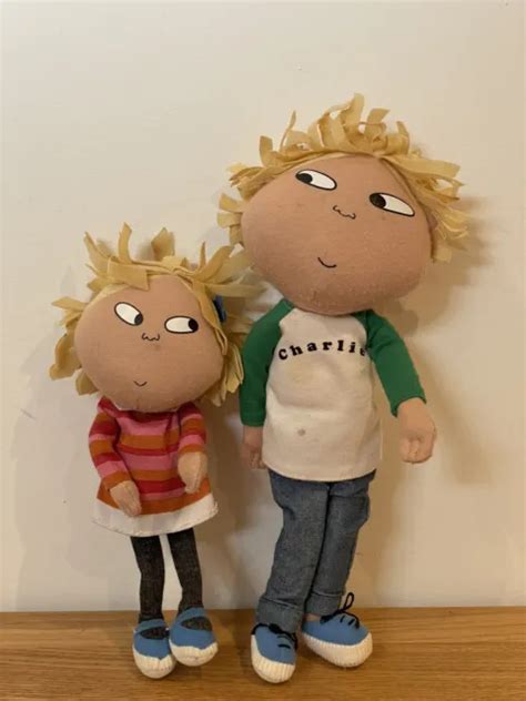 Charlie And Lola Soft Toy Plush Talking Doll Cbeebies 2005 £1499 Picclick Uk