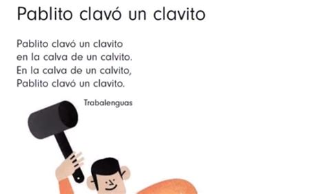 Pablito Clavó Un Clavito Trabalenguas 24 Online