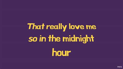 In The Midnight Hour Wilson Pickett Lyrics ☾☀ Youtube