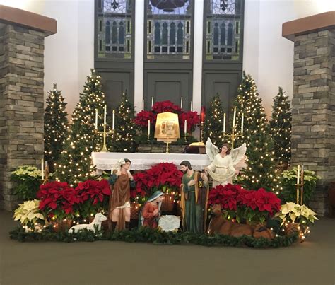 St Joseph Catholic Church Christmas 2016 Church Decor Pinterest