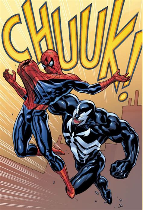 Venom Kills Spider Man Spiderman Comic Venom Comics Marvel Villains