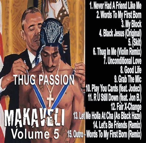 Tu Pac The Original Makaveli 5 Underground Mixtape Cd Etsy