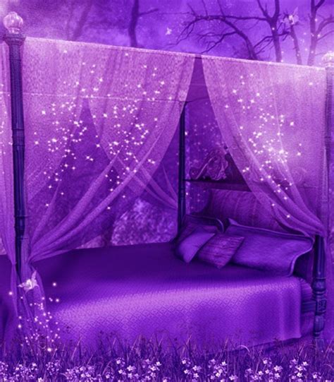 Purple Bed Shades Of Purple Deep Purple Purple Color Purple Satin