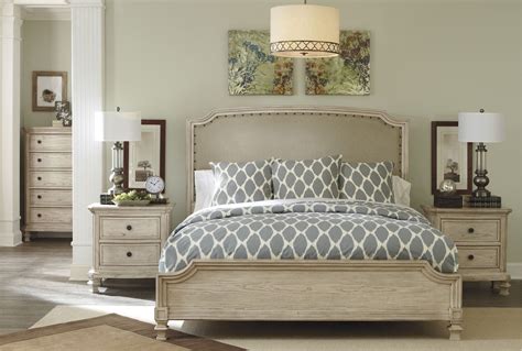 Its design features dark grey upholstery that has. Demarlos California King Panel Bed; living spaces ...