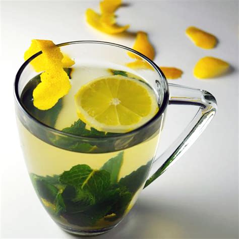 Ginger Root Tea With Lemon And Mint Chef Times Two