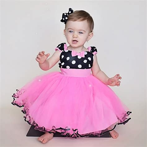 minnie mouse dress tutu minnie mouse party dress in hot pink etsy