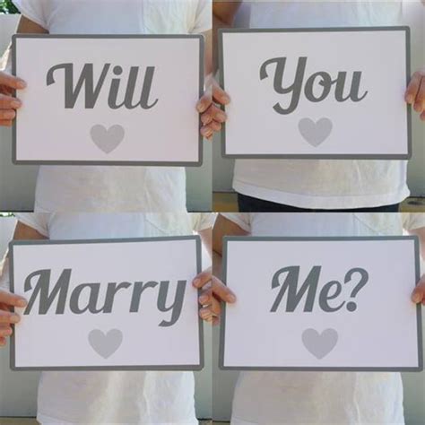 Will You Marry Me Sign Flashcards Will You Marry Me Sign Etsy