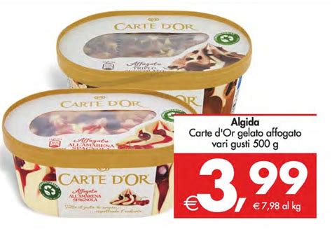 Algida Carte D Or Gelato Affogato Vari Gusti G Offerta Di Deco