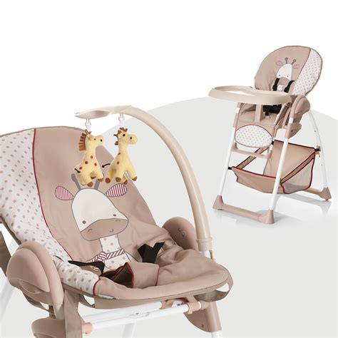 Hauck Sitn Relax 3 In 1 Highchair From Birth With New Born