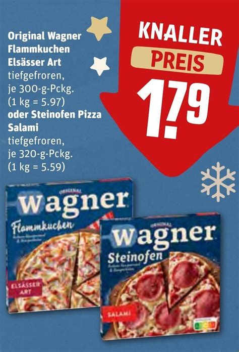 Original Wagner Flammkuchen Elsässer Art 300 G Oder Steinofen Pizza