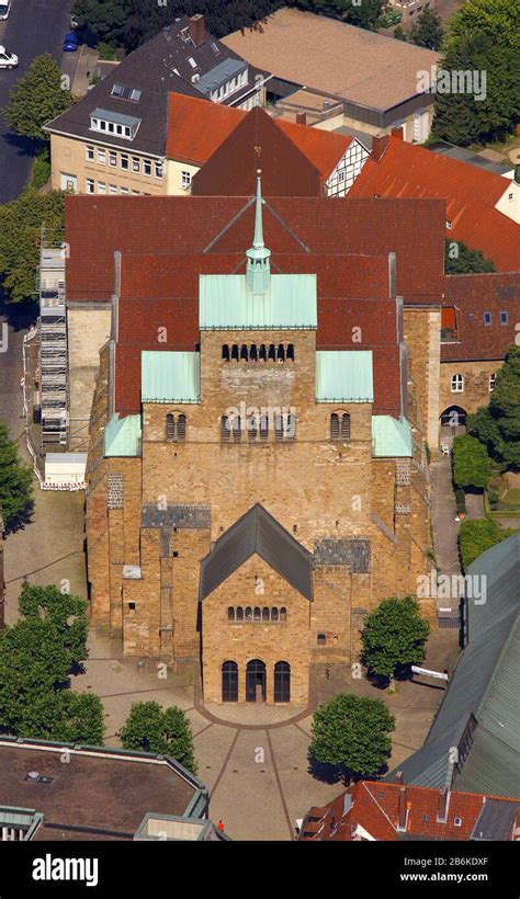 Old City Of Minden With Cathedral Aerial View 27062011 Germany