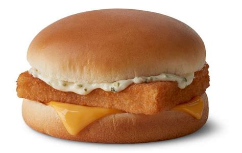 Sourced from sustainable fisheries, topped with melting cheddar cheese and creamy tartar sauce, served on a soft steamed bun. The story of the Filet-o-Fish sandwich begins in Cincinnati