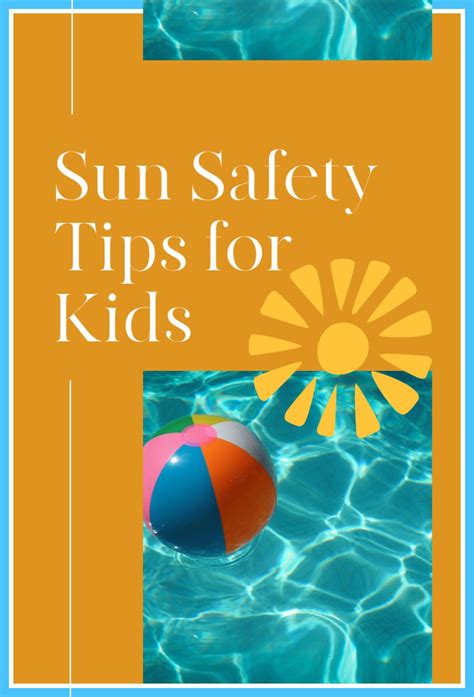 Sun Safety Tips For Young Kids Mommy High Five Kids Safety Tips