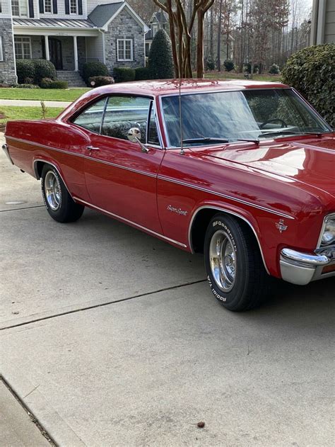 1966 Chevrolet Impala Ss Coupe Red Rwd Automatic For Sale Chevrolet