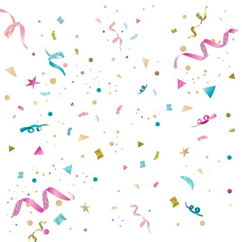 Pink And Blue Confetti Background Premium Vector Rawpixel