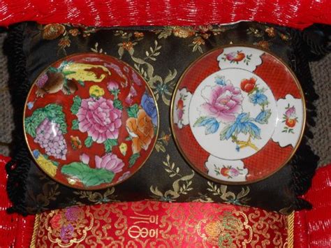 Two Lovely Chinoiserie Asian Porcelain And By Poppiestreasures