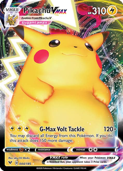 Free domestic standard delivery for orders over $100. Pikachu VMAX 44/203 Vivid Voltage Full Art Holo Ultra Rare Pokemon Card NEAR MINT TCG