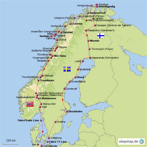Die Traumreise Nordkap Lofoten And Hurtigruten Von Postgelb