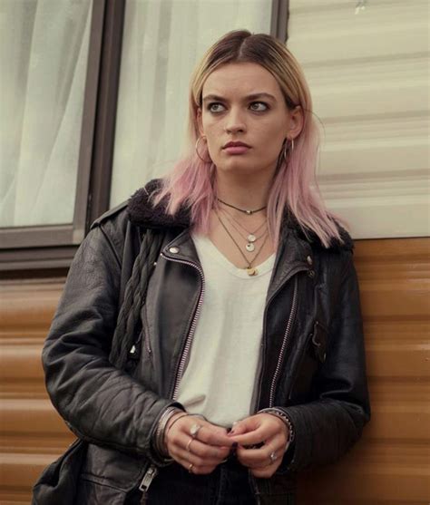 Sex Education Maeve Wiley Black Jacket Abbraci