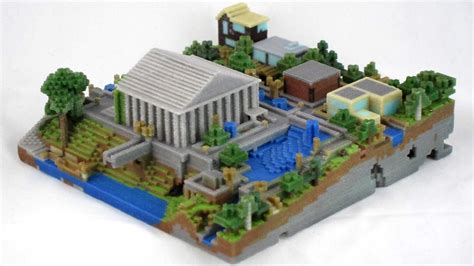 Minecraft wool comes in a variety of colors and shapes, but it's not a very good one: FigurePrints Now Printing MineCraft Worlds - Tested