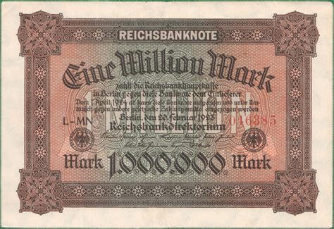 My banknotes collection: 1 000 000 Mark 1923