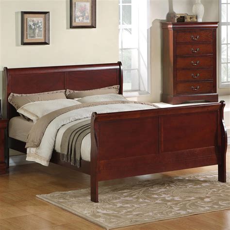 Lewiston King Sleigh Bed By Standard Furniture Wolf Furniture