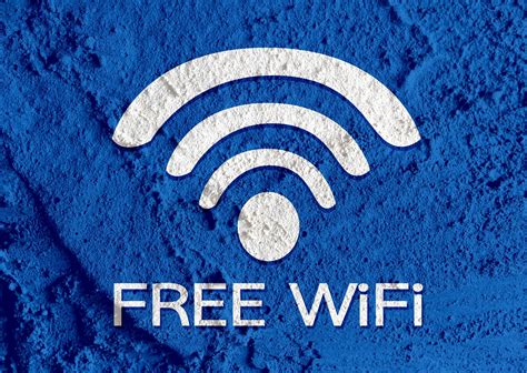 Wifi Icons For Business On Wall Free Stock Photo Public Domain Pictures