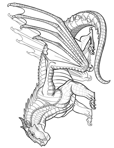 Printable Fire Breathing Dragon Coloring Pages