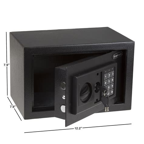 The interior of this strongbox is large enough to store a standard sized laptop, tablet pc or document folder, safeguarding your electronics and personal information from theft, misuse or destruction. Stalwart Digital Safe-Electronic Steel Safe with Keypad, 2 ...