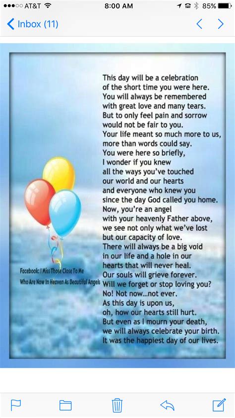25 First Birthday In Heaven Quotes Best Quote Hd