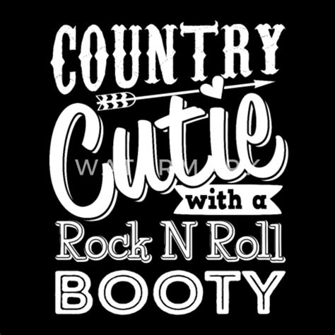 Country Cutie With A Rock N Roll Booty Womens Vintage Sport T Shirt