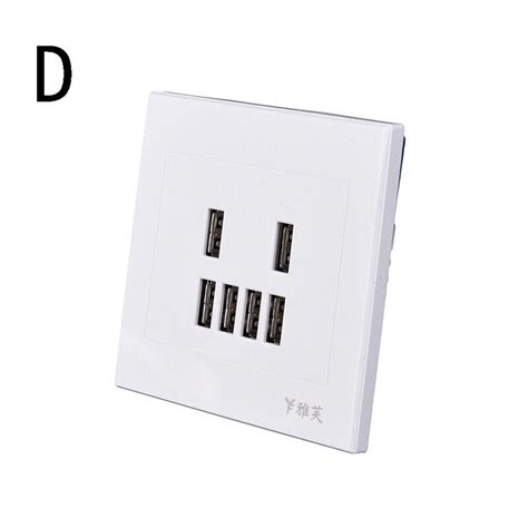 2346 Usb Port Wall Charger Outlet Ac Power Receptacle Socket Plate