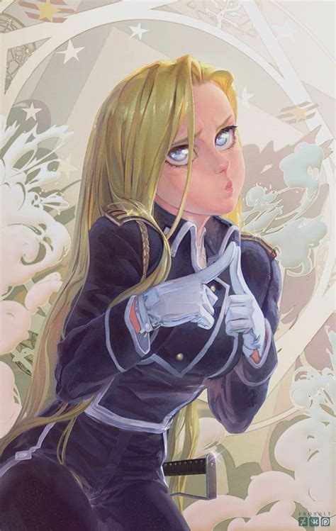 Olivier Mira Armstrong By Froxalt Edward Elric High Fantasy Anime Fantasy Animated Love