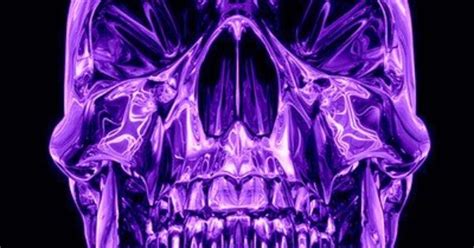 60 Pieces Of Super Scary Skull Art Purple Skeletons And Crystal Skull