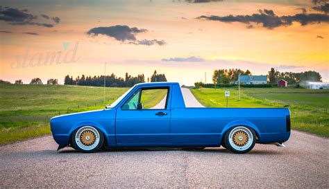 Built To Drive The Dub Dynasty 1981 Vw Caddy Slamd Mag Volkswagen