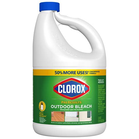 Clorox Pro Results Outdoor Bleach For Cleaning Concentrated Formula