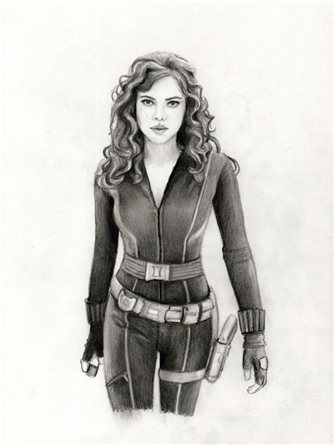 Pin By Kįr • On Art Drawings Black Widow Superhero Black Widow