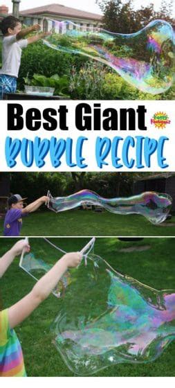 This Homemade Bubble Recipe Makes The Best Giant Bubbles Ever